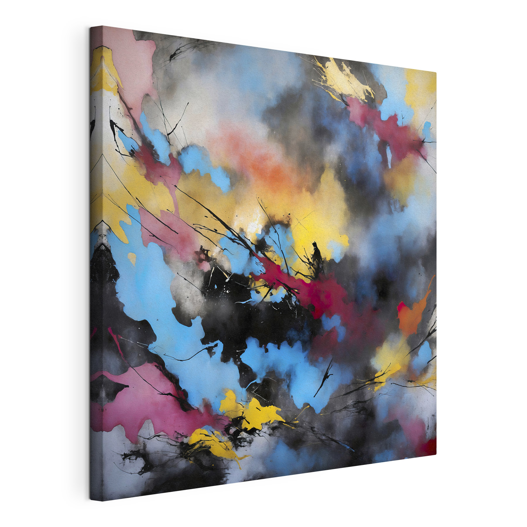 A colorful painting of different colors