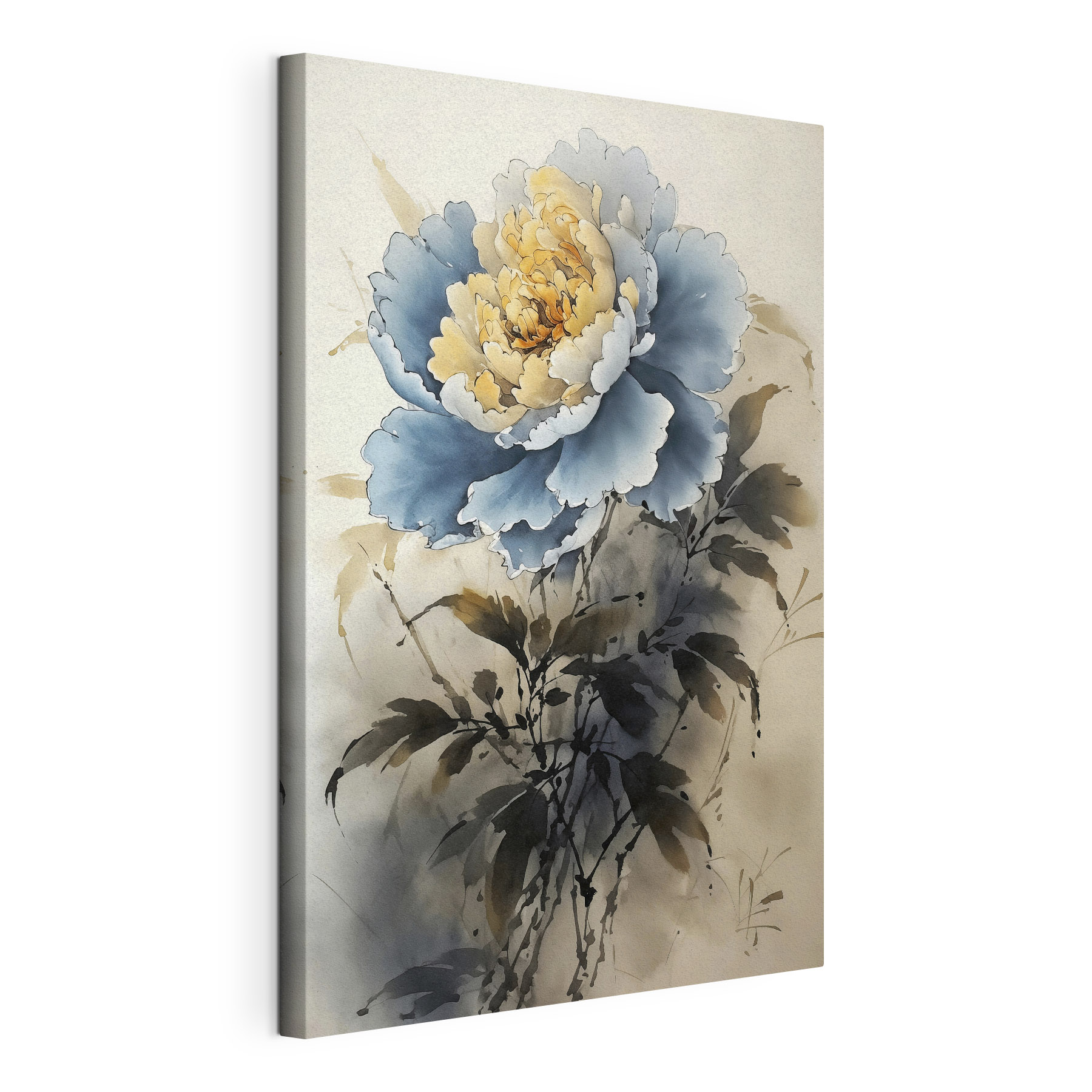 A painting of a flower A painting of a flower