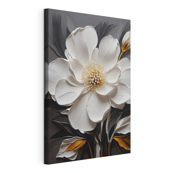 Cuadros Cuadros Una flor blanca con el centro amarillo (SKU: s39065)