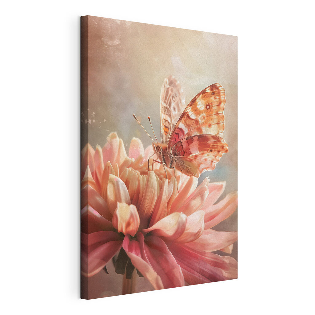 A butterfly on a flower A butterfly on a flower