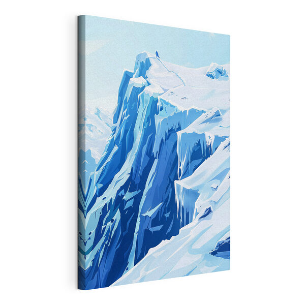 Cuadros Una montaña cubierta de nieve con carámbanos (SKU: s39078) Cuadros Cuadros Una montaña cubierta de nieve con carámbanos (SKU: s39078)