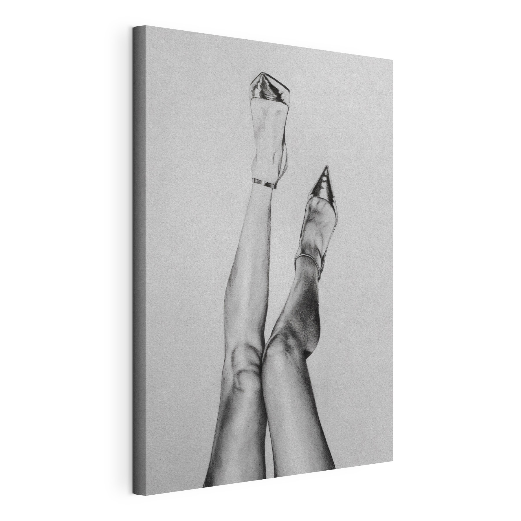 A drawing of a woman's legs A drawing of a woman's legs