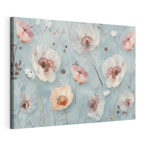 Cuadros Un papel pintado con flores (SKU: s39141) Cuadros Cuadros Un papel pintado con flores (SKU: s39141)