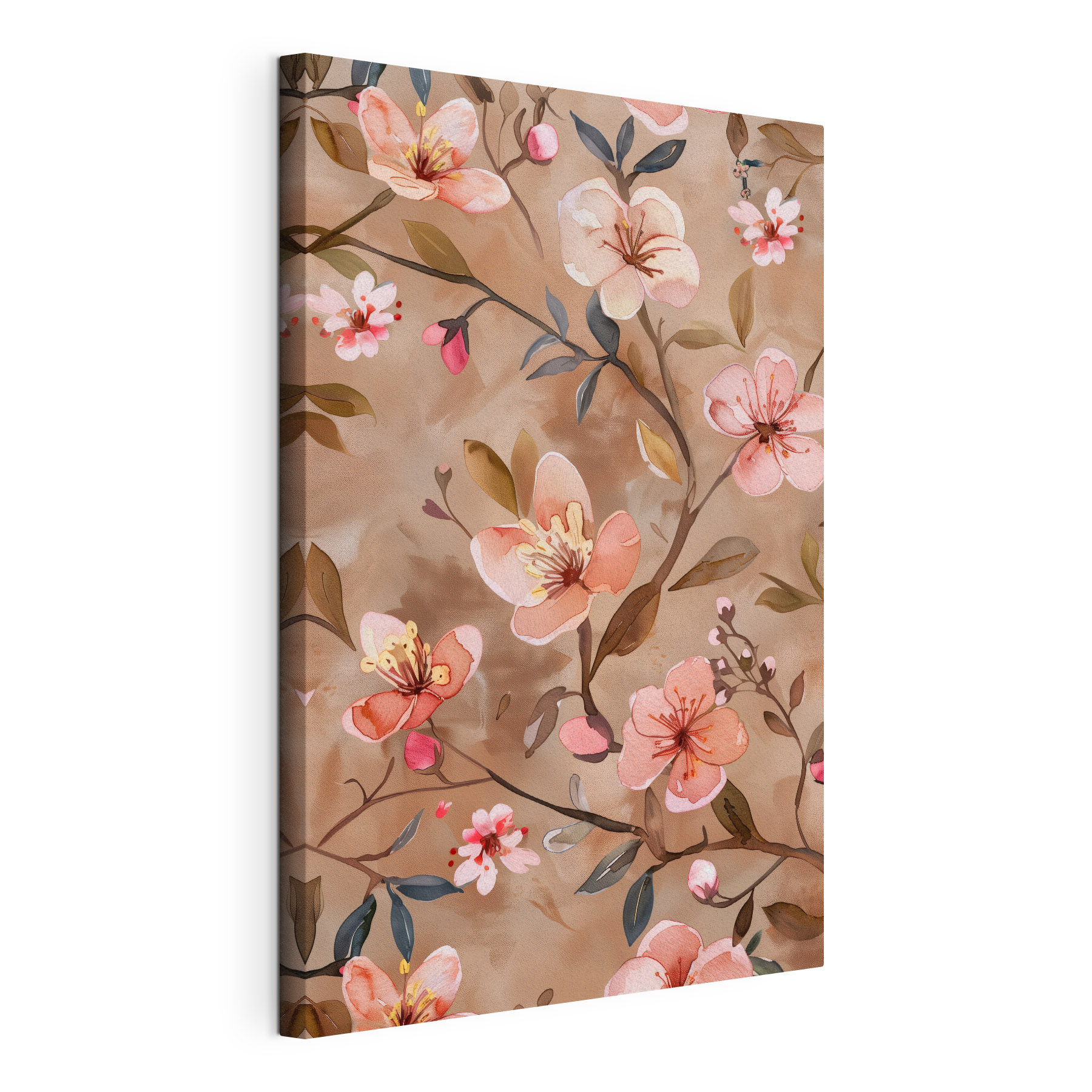 A floral pattern on a fabric