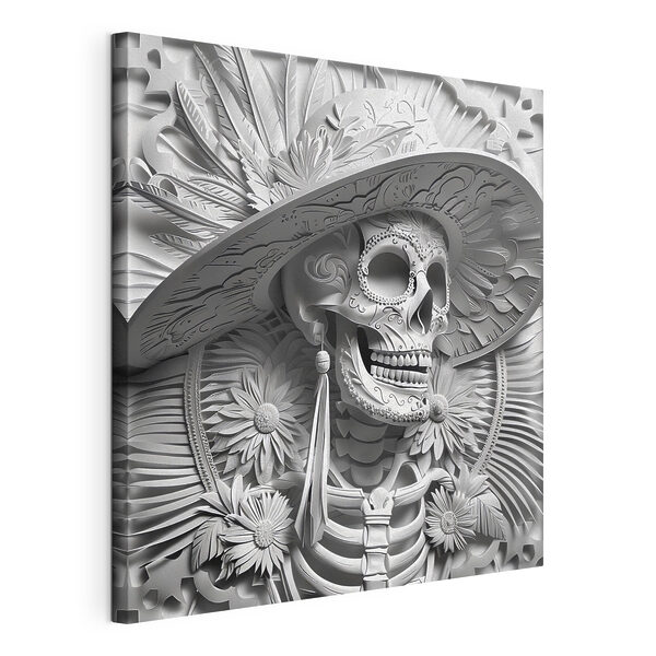 Cuadros Una calavera con sombrero (SKU: s39151) Cuadros Cuadros Una calavera con sombrero (SKU: s39151)