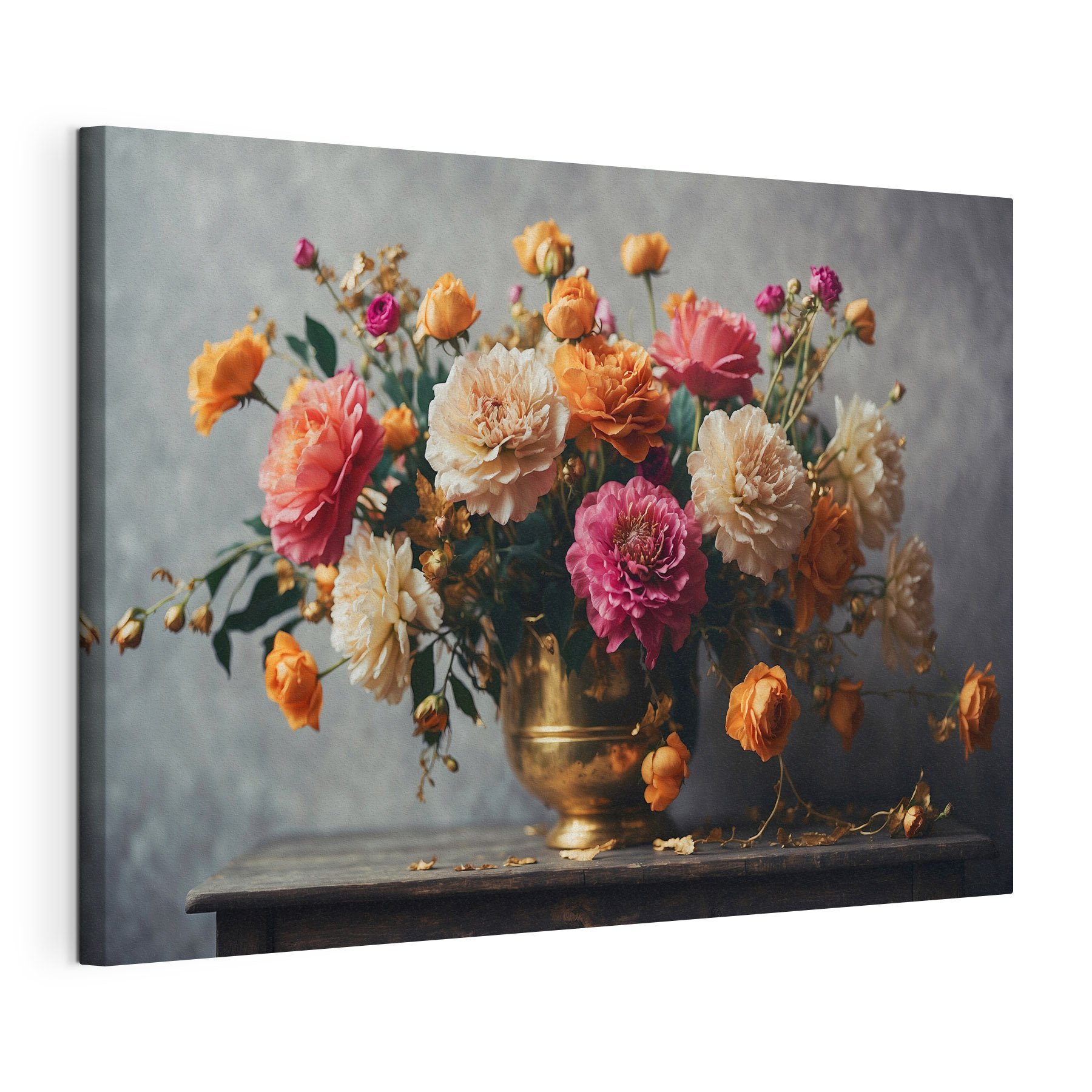 A vase of flowers on a table A vase of flowers on a table