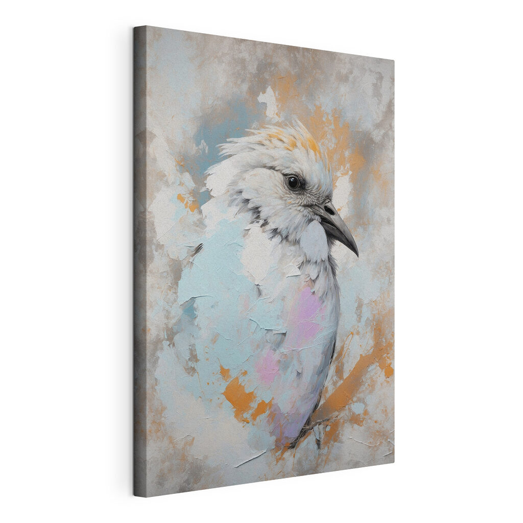 A painting of a bird