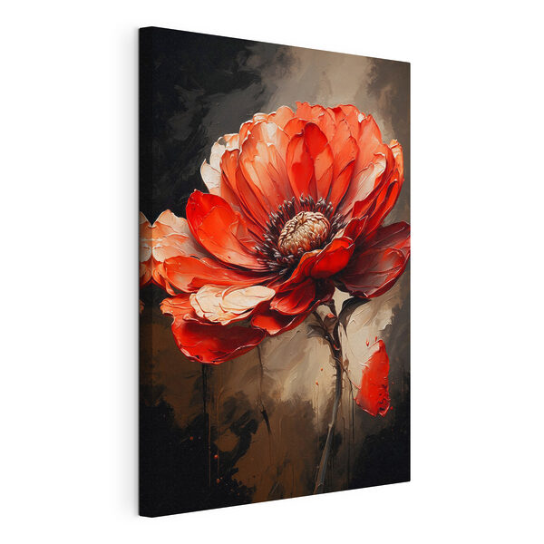 Cuadros Un cuadro de una flor roja (SKU: s39172) Cuadros Cuadros Un cuadro de una flor roja (SKU: s39172)