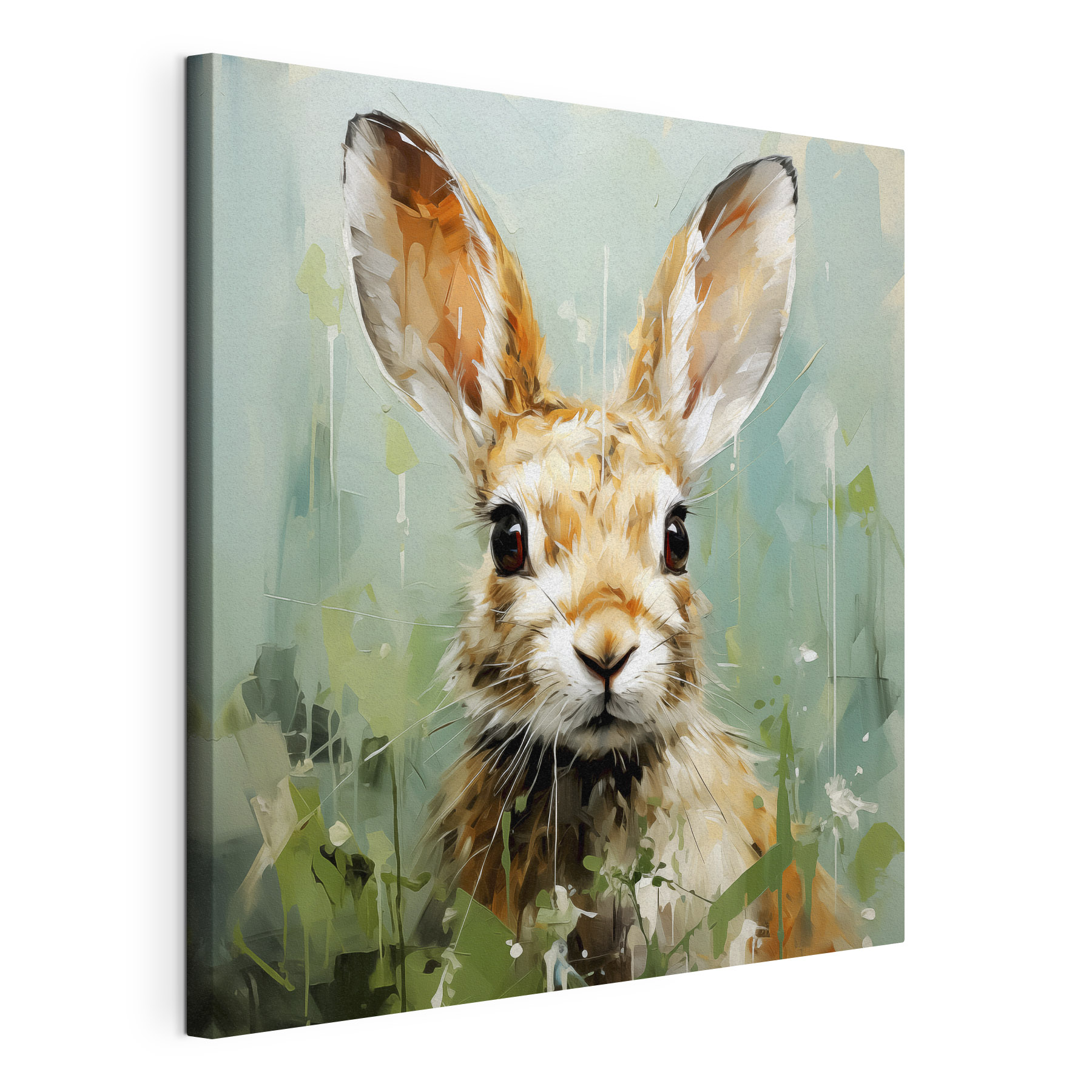 A painting of a rabbit A painting of a rabbit