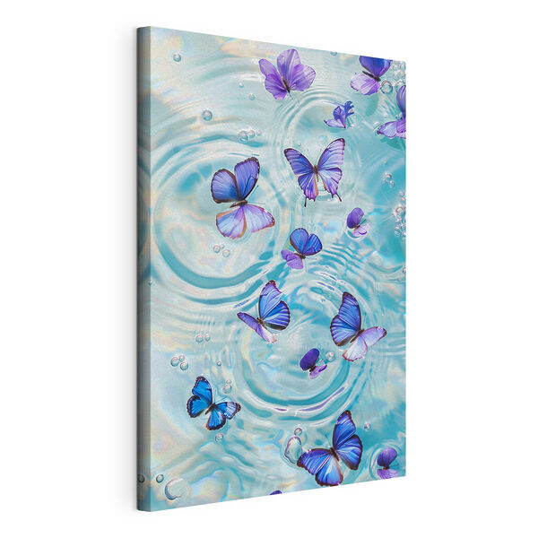 Cuadros Un grupo de mariposas flotando en el agua (SKU: s39222) Cuadros Cuadros Un grupo de mariposas flotando en el agua (SKU: s39222)