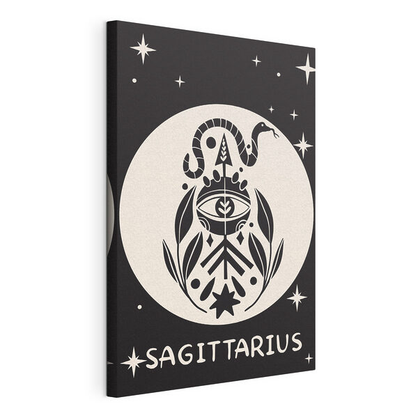 Cuadros Un dibujo en blanco y negro de una serpiente y un ojo (SKU: s39294) Cuadros Cuadros Un dibujo en blanco y negro de una serpiente y un ojo (SKU: s39294)