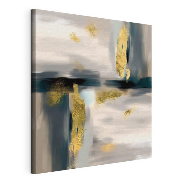 Cuadros Pinceladas abstractas con toques metálicos (SKU: s39326) Cuadros Cuadros Pinceladas abstractas con toques metálicos (SKU: s39326)