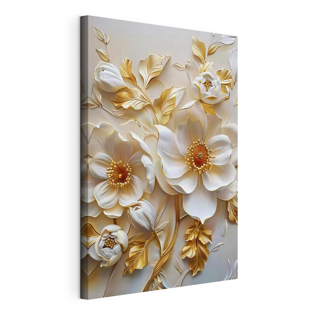 Elegant floral design with white flowers Elegant floral design with white flowers