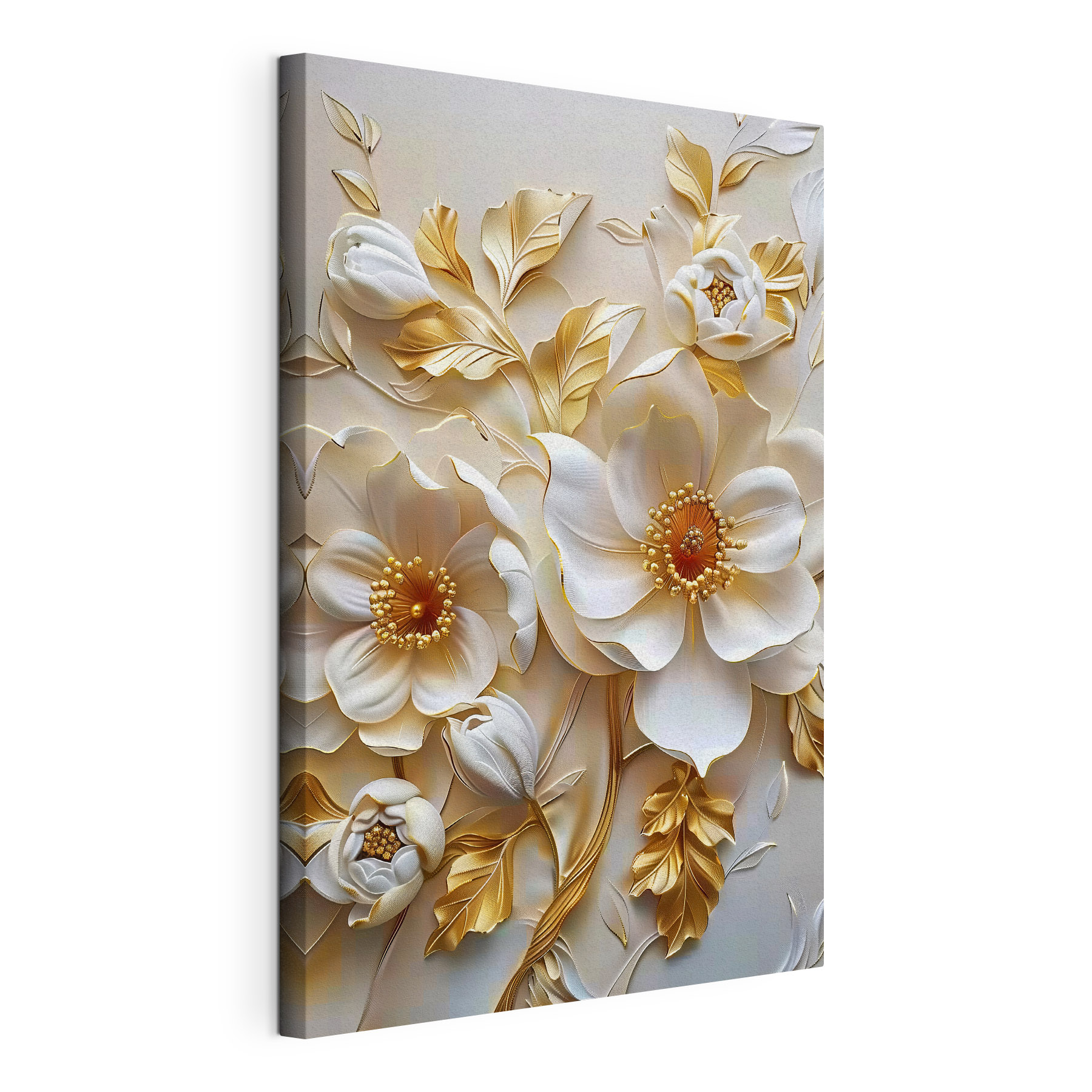 Elegant floral design with white flowers Elegant floral design with white flowers