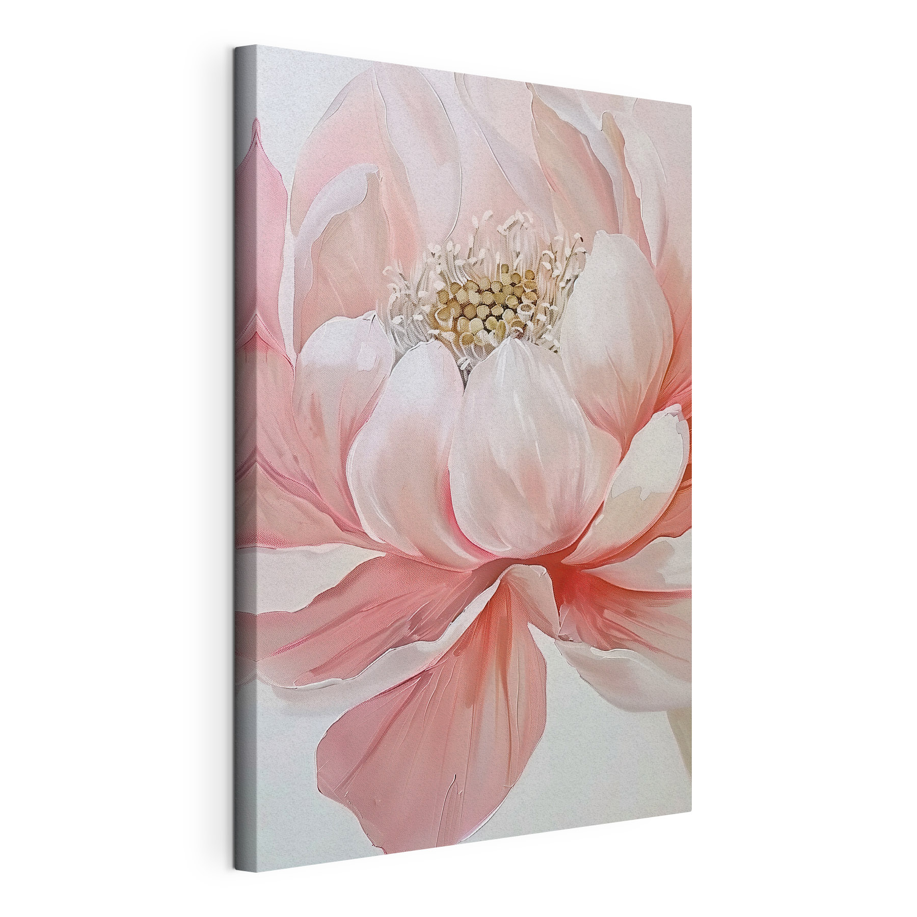 Delicate pink flower in soft bloom