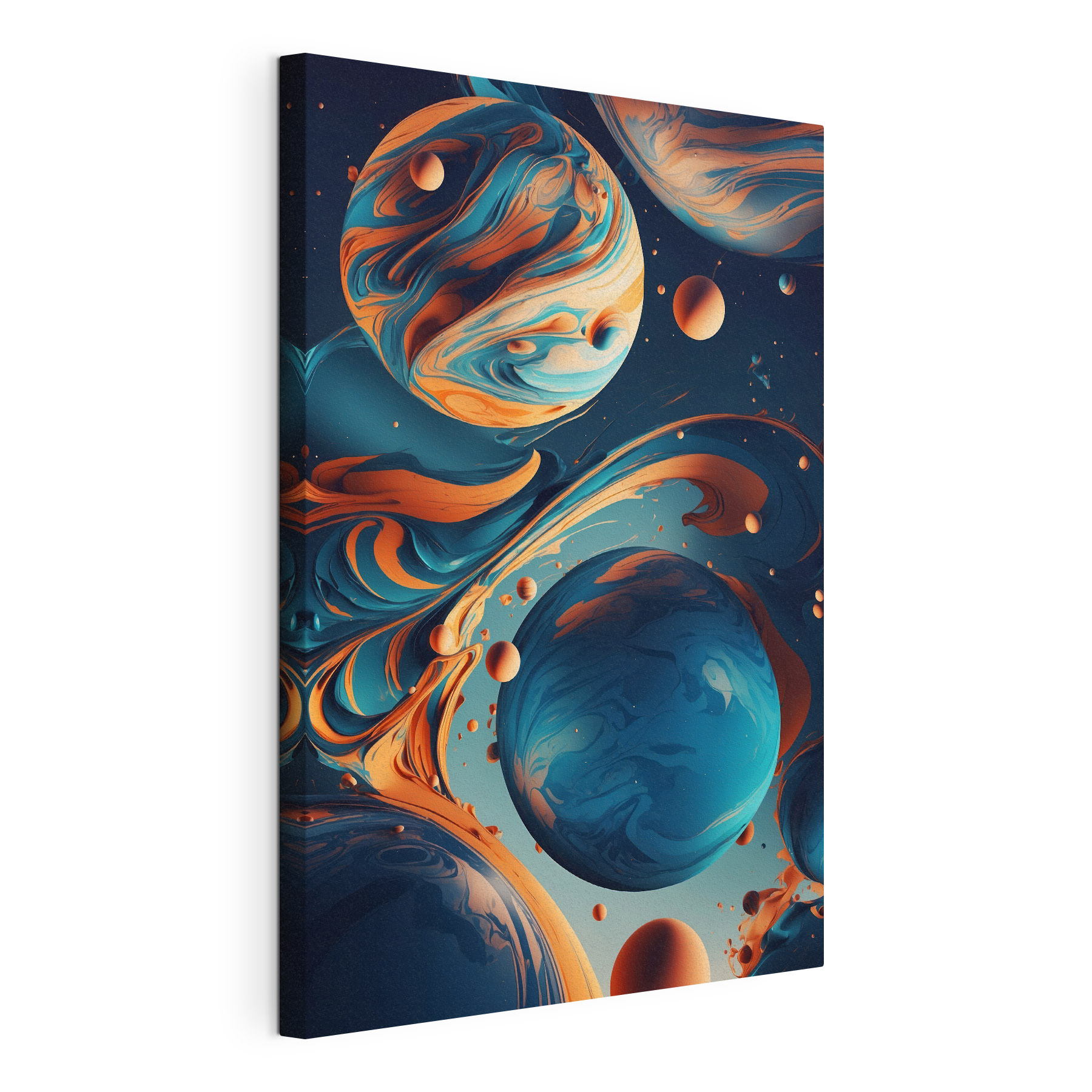 Celestial dance of vibrant orbs Celestial dance of vibrant orbs