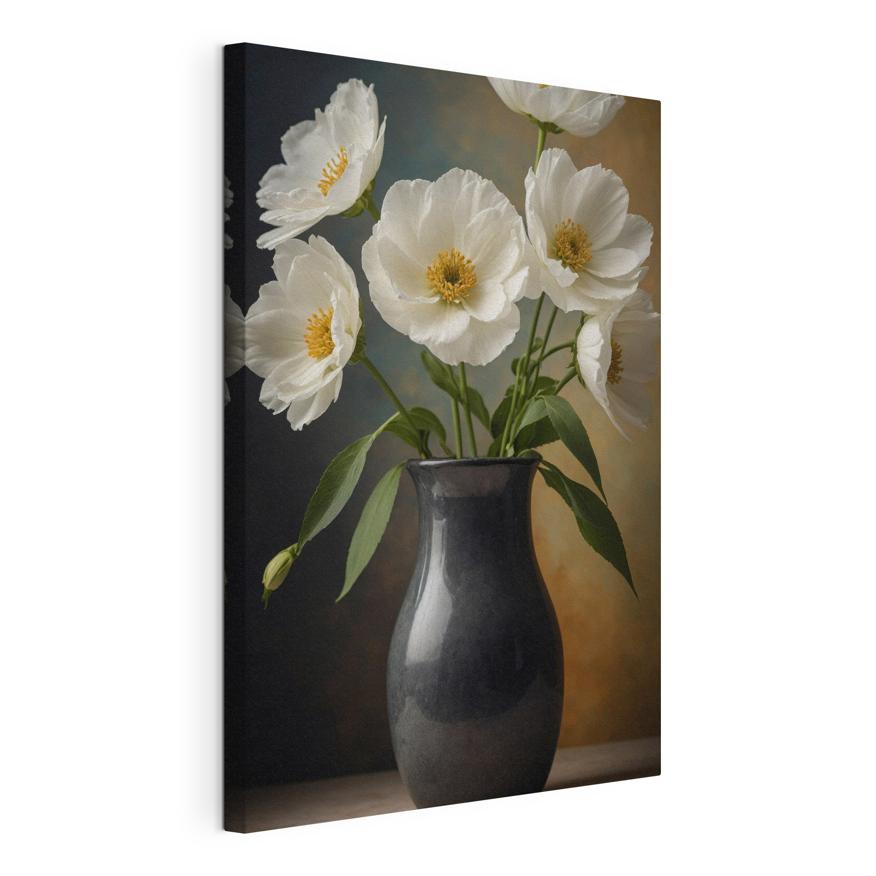 Vase with white flowers Vase with white flowers