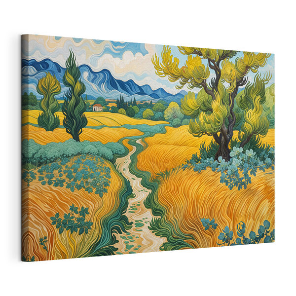 Cuadros Cuadro de un paisaje con un árbol y un arroyo (SKU: s39400) Cuadros Cuadros Cuadro de un paisaje con un árbol y un arroyo (SKU: s39400)