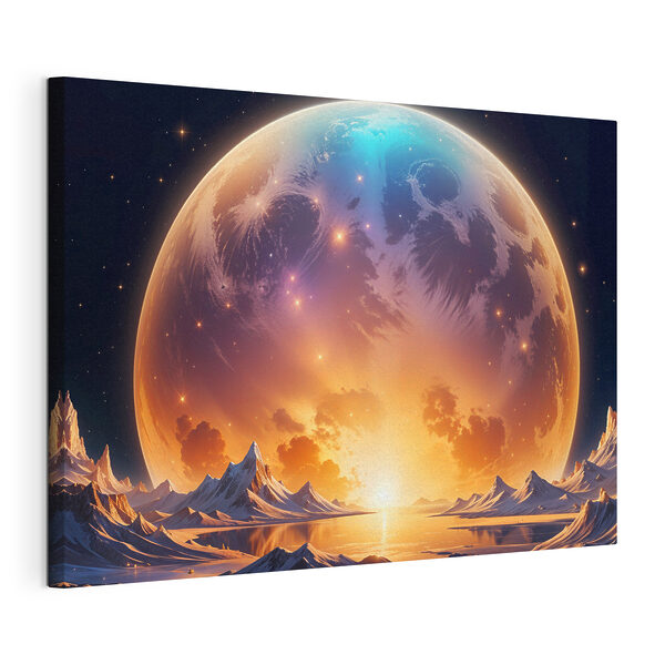 Cuadros Planeta con una puesta de sol sobre el agua (SKU: s39402) Cuadros Cuadros Planeta con una puesta de sol sobre el agua (SKU: s39402)