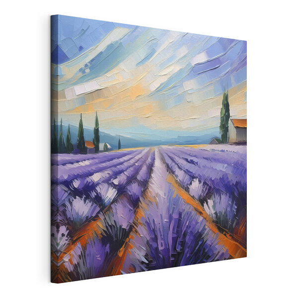 Cuadros Un cuadro de un campo de lavanda (SKU: s39414) Cuadros Cuadros Un cuadro de un campo de lavanda (SKU: s39414)