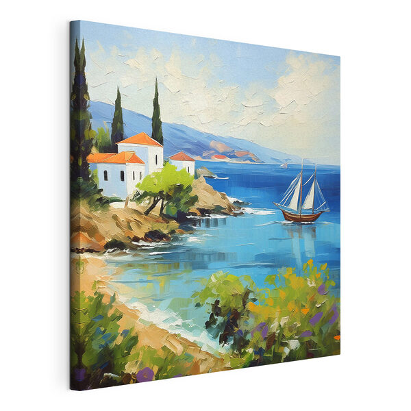Cuadros Cuadros Un cuadro en el que se ve un barco en el agua (SKU: s39424)