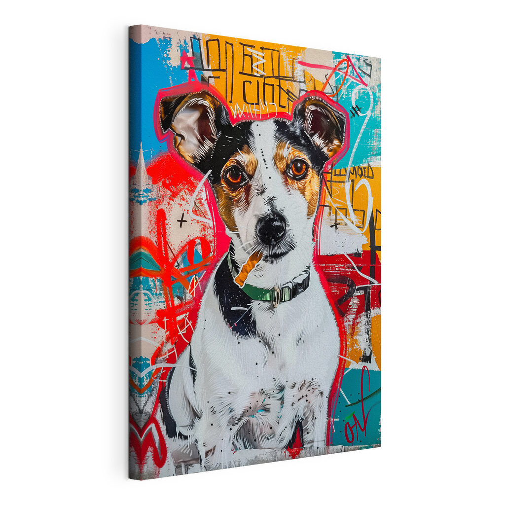 Dog with a cigar in its mouth Dog with a cigar in its mouth
