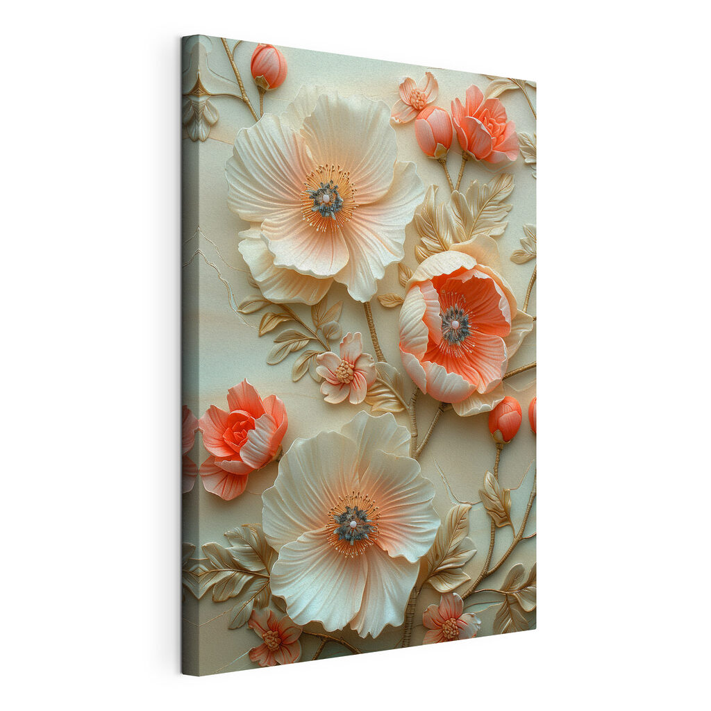 Delicate blooms in gentle pastel hues Delicate blooms in gentle pastel hues