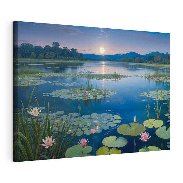 Cuadros Lago con nenúfares y nenúfares (SKU: s39494) Cuadros Cuadros Lago con nenúfares y nenúfares (SKU: s39494)