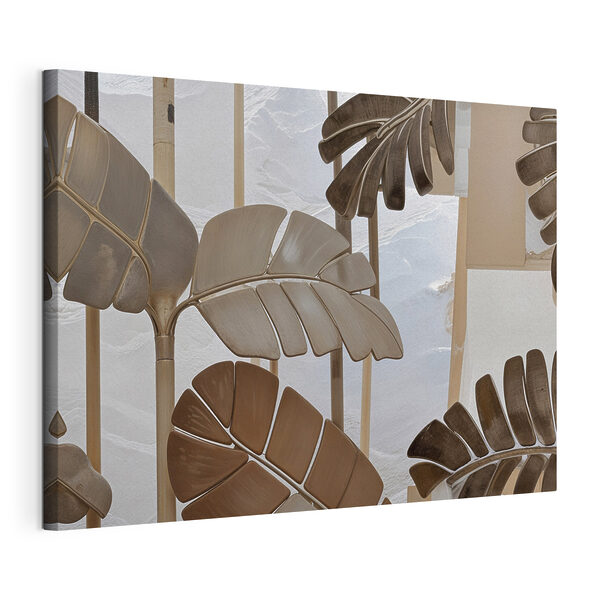 Conjunto de hojas decorativas Cuadros Conjunto de hojas decorativas