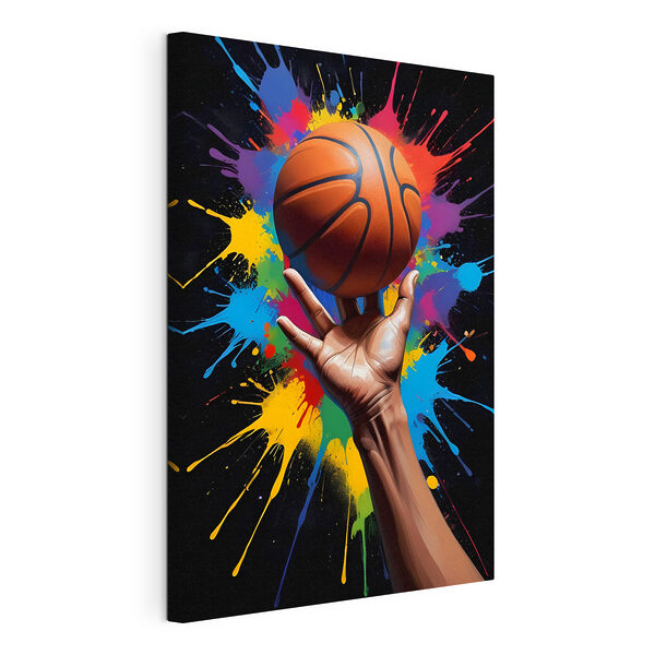 Cuadros Mano sosteniendo una pelota de baloncesto (SKU: s39529) Cuadros Cuadros Mano sosteniendo una pelota de baloncesto (SKU: s39529)