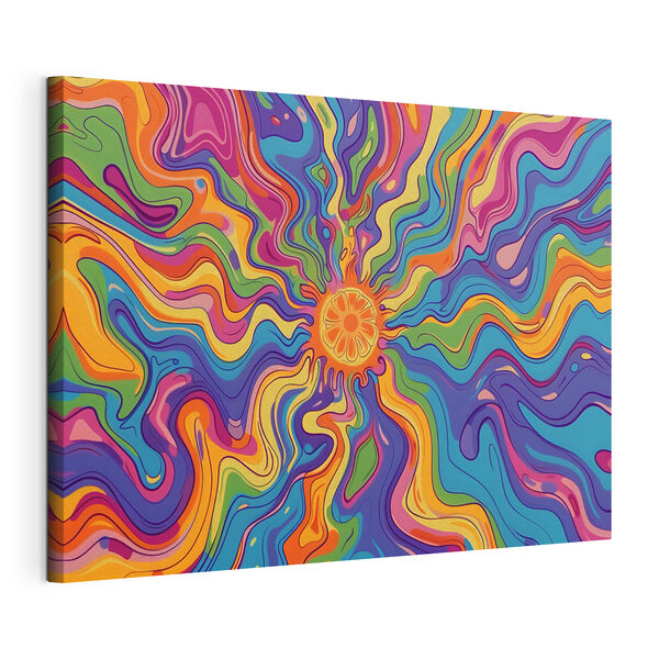 Cuadros Diseño colorido en espiral con un sol (SKU: s39543) Cuadros Cuadros Diseño colorido en espiral con un sol (SKU: s39543)