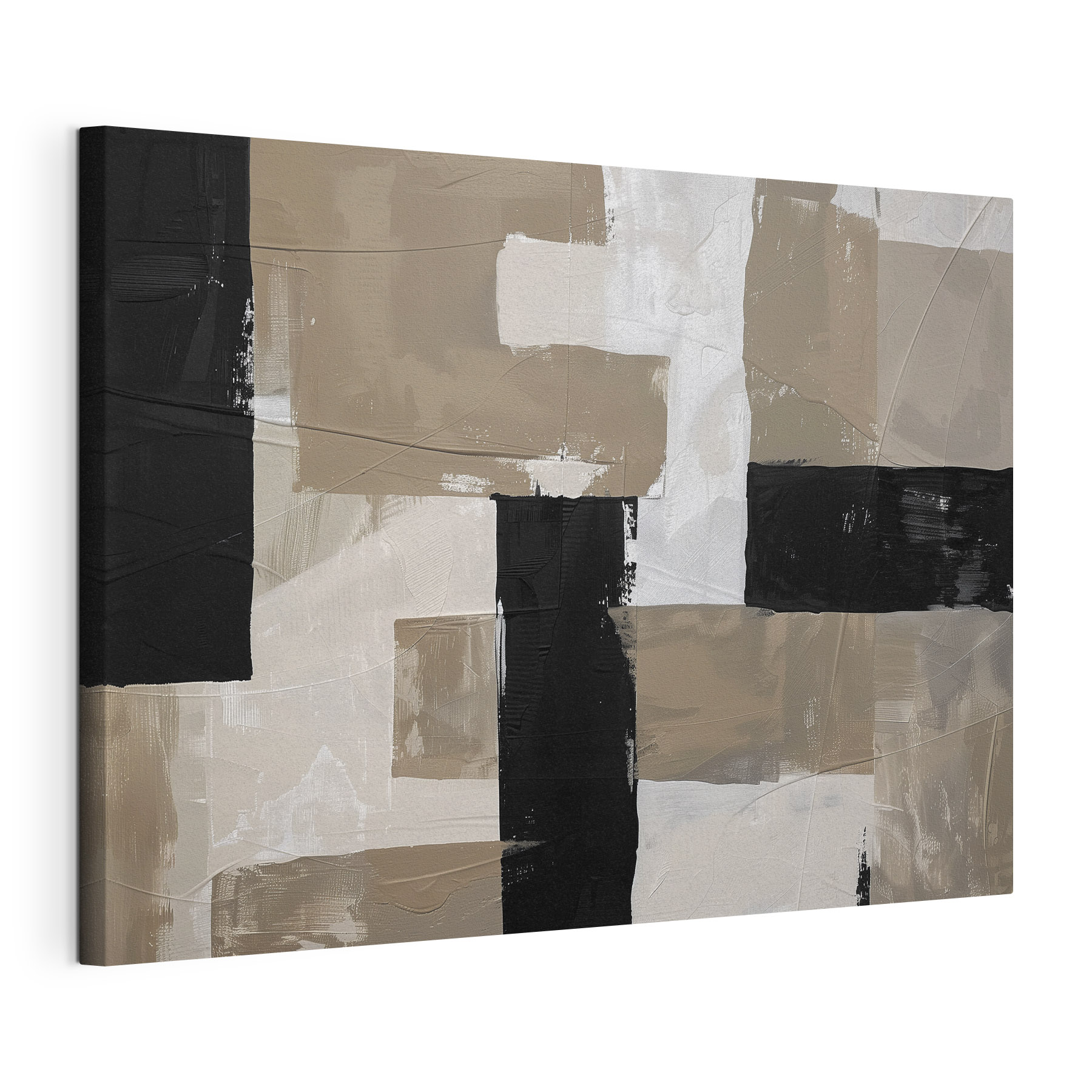 Painting of squares and rectangles Painting of squares and rectangles