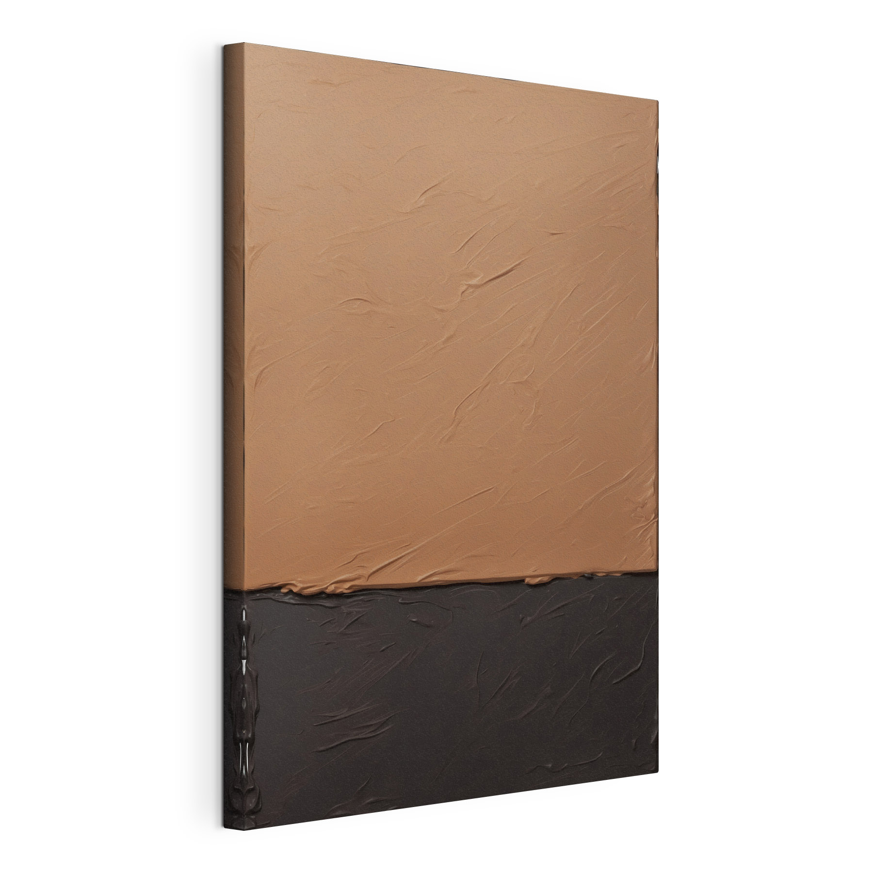 Brown and black square