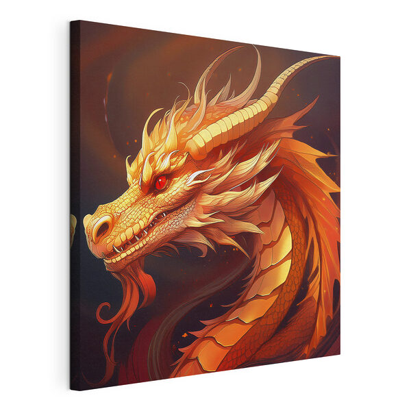 Cuadros Dragón de ojos rojos (SKU: s39624) Cuadros Cuadros Dragón de ojos rojos (SKU: s39624)