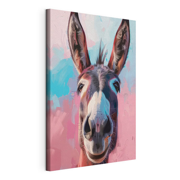 Cuadros Primer plano de la cara de un burro (SKU: s39687) Cuadros Cuadros Primer plano de la cara de un burro (SKU: s39687)
