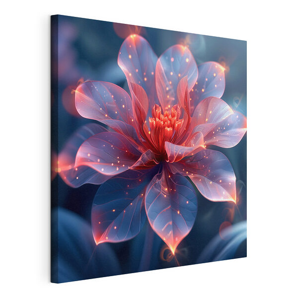 Cuadros Flor con pétalos brillantes (SKU: s39741) Cuadros Cuadros Flor con pétalos brillantes (SKU: s39741)
