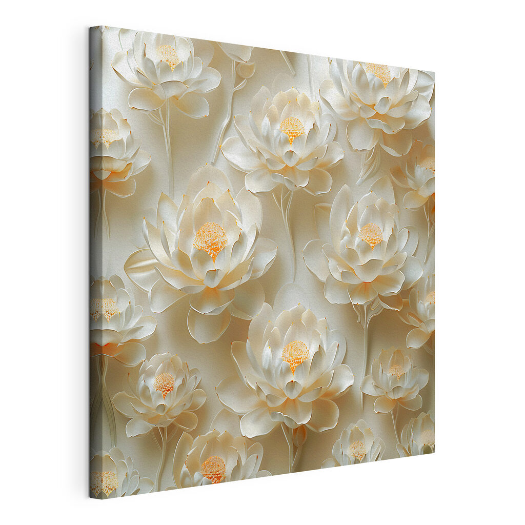 Elegant lotus flowers in soft hues Elegant lotus flowers in soft hues