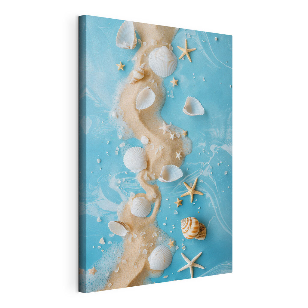 Group of shells and sand Group of shells and sand