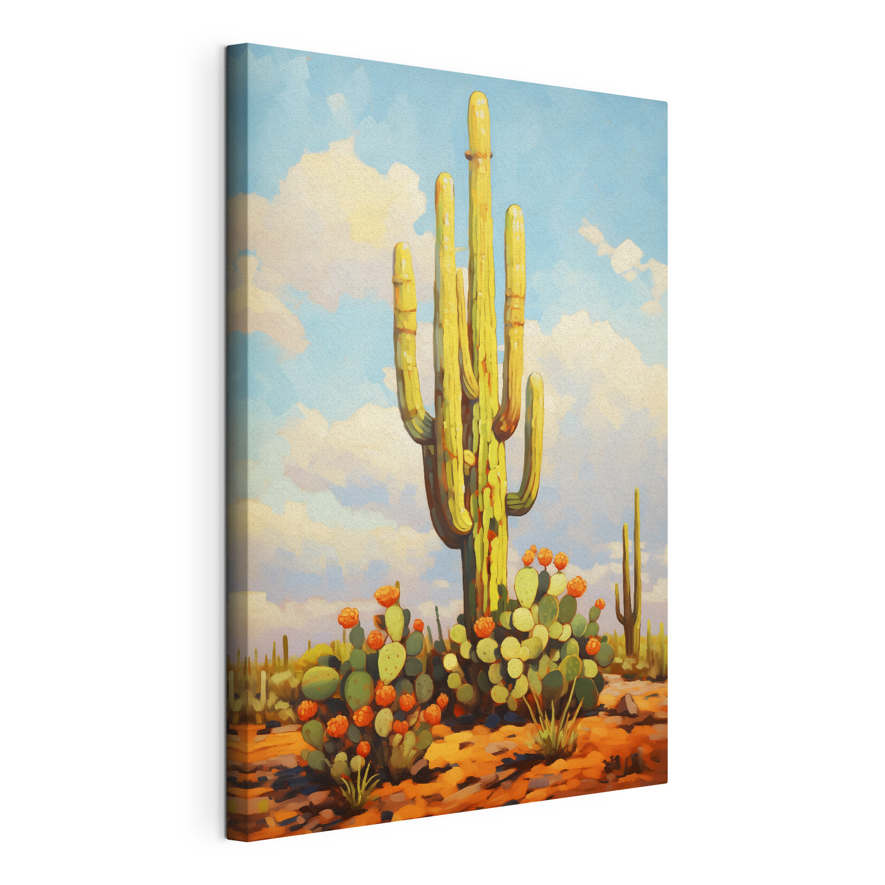 Painting of a cactus