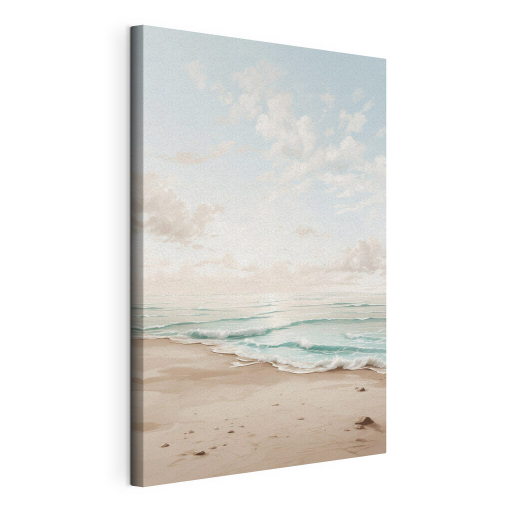 Beach with waves and sand Beach with waves and sand