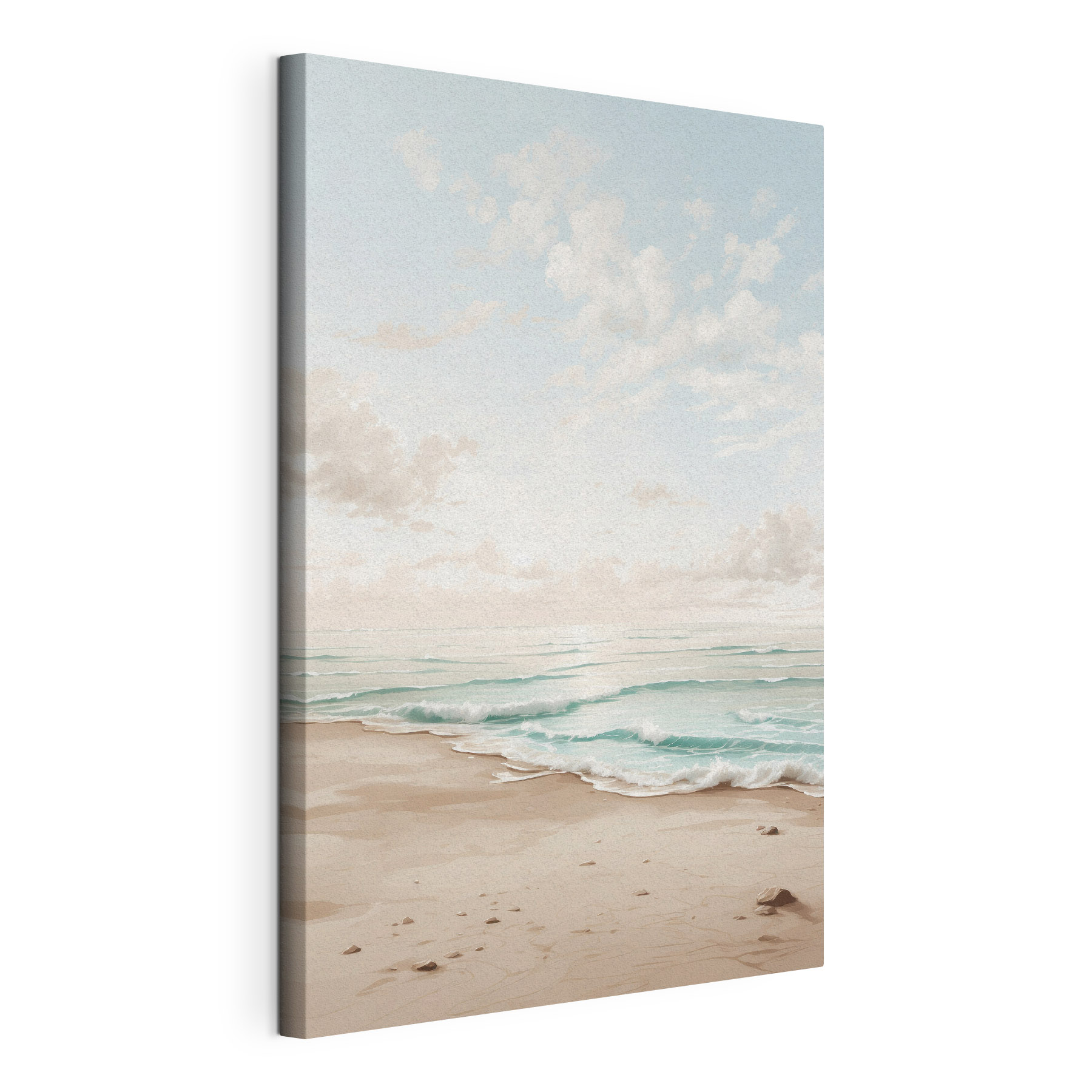 Beach with waves and sand Beach with waves and sand