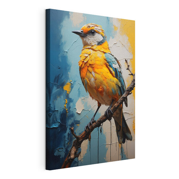 Cuadros Pájaro posado en una rama (SKU: s39856) Cuadros Cuadros Pájaro posado en una rama (SKU: s39856)