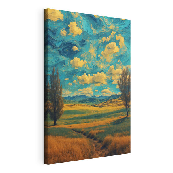Cuadros Paisaje con árboles y colinas (SKU: s39858) Cuadros Cuadros Paisaje con árboles y colinas (SKU: s39858)