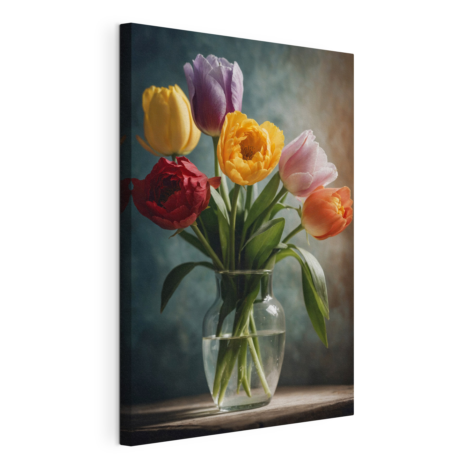 Vase of flowers with water Vase of flowers with water