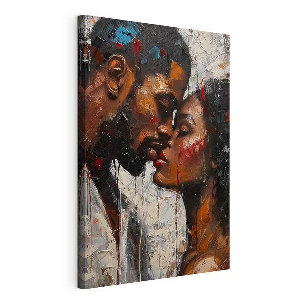 Cuadros Cuadro en el que se ve a un hombre y una mujer besándose (SKU: s39876) Cuadros Cuadros Cuadro en el que se ve a un hombre y una mujer besándose (SKU: s39876)