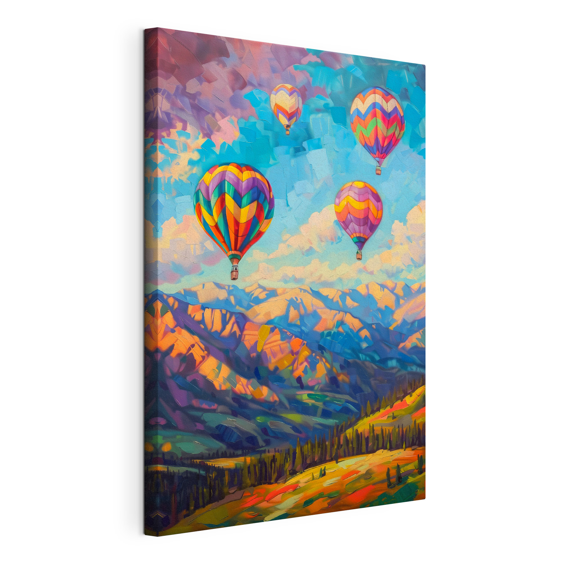 Group of hot air balloons in the sky Group of hot air balloons in the sky