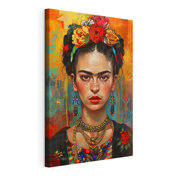 Cuadros Mujer con pecas y flores en el pelo (SKU: s39886) Cuadros Cuadros Mujer con pecas y flores en el pelo (SKU: s39886)