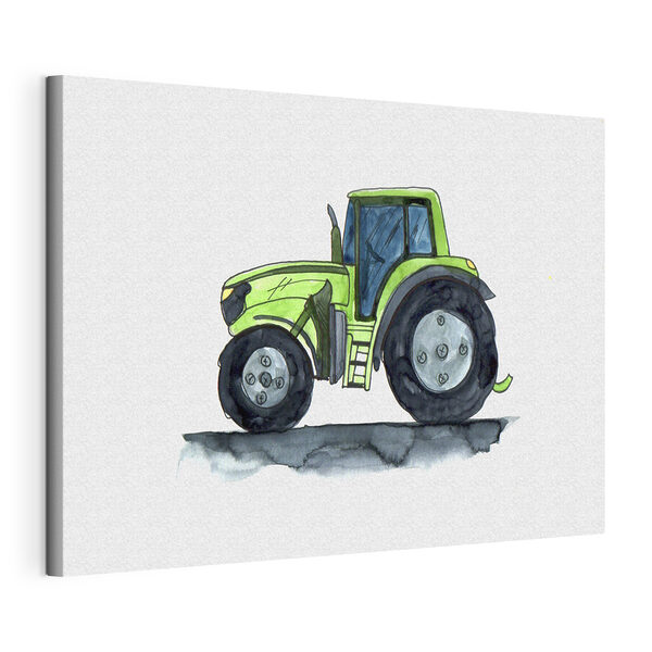 Cuadros Tractor verde con ruedas grandes (SKU: s39903) Cuadros Cuadros Tractor verde con ruedas grandes (SKU: s39903)