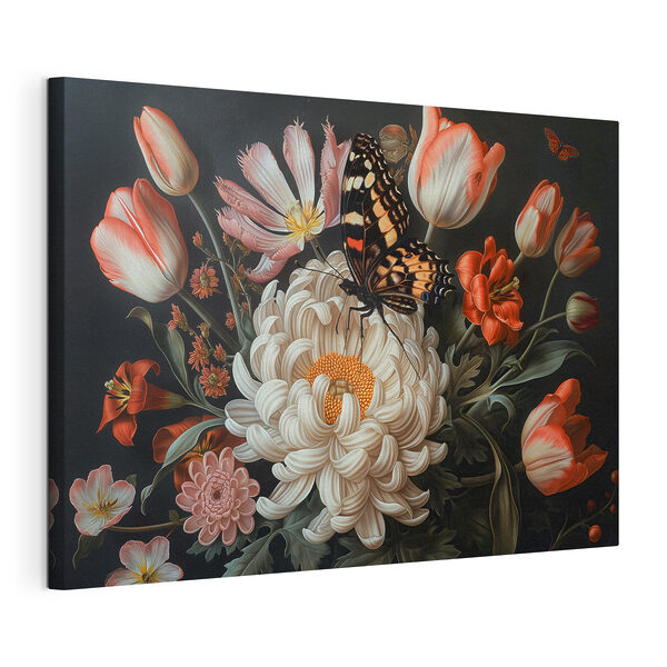 Cuadros Mariposa sobre una flor (SKU: s39953) Cuadros Cuadros Mariposa sobre una flor (SKU: s39953)