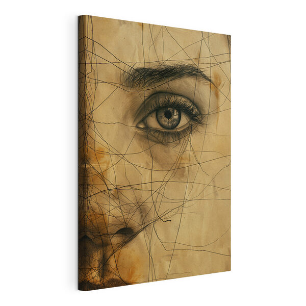Cuadros Dibujo del ojo de una mujer (SKU: s39960) Cuadros Cuadros Dibujo del ojo de una mujer (SKU: s39960)